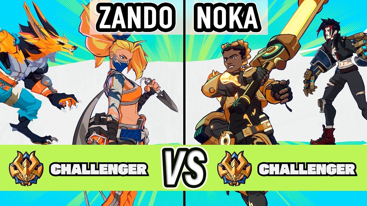 2XKO ▰ Zando (Akali / Warwick) vs Noka (Vi / Ekko) ▰ High Level Gameplay