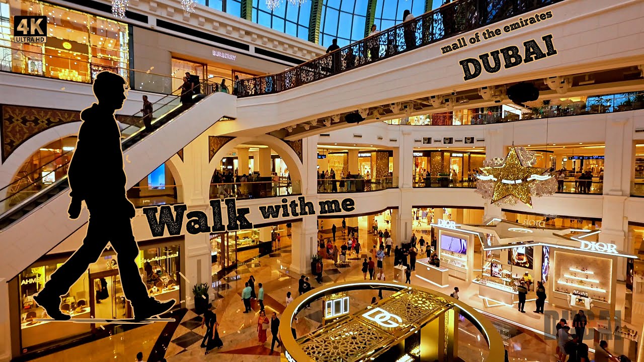 Walking Tour in Mall of the Emirates Dubai #emiratesmall