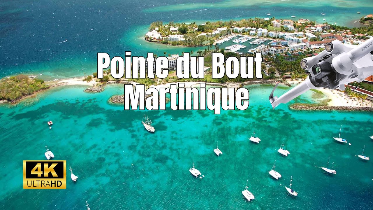FLYING OVER MARTINIQUE - Plage Pointe du Bout - Drone & GoPro