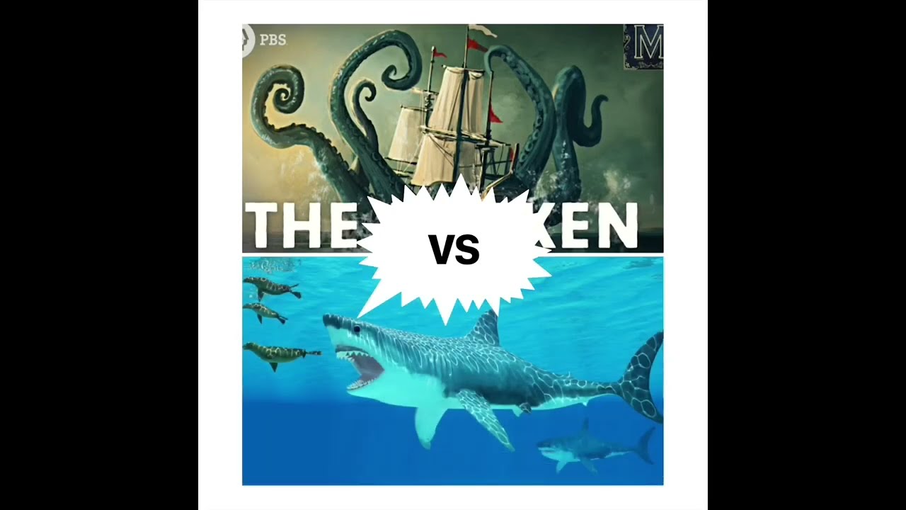 KRAKEN vs MEGALODON vs MOSASAURUS vs SEA SERPENT 