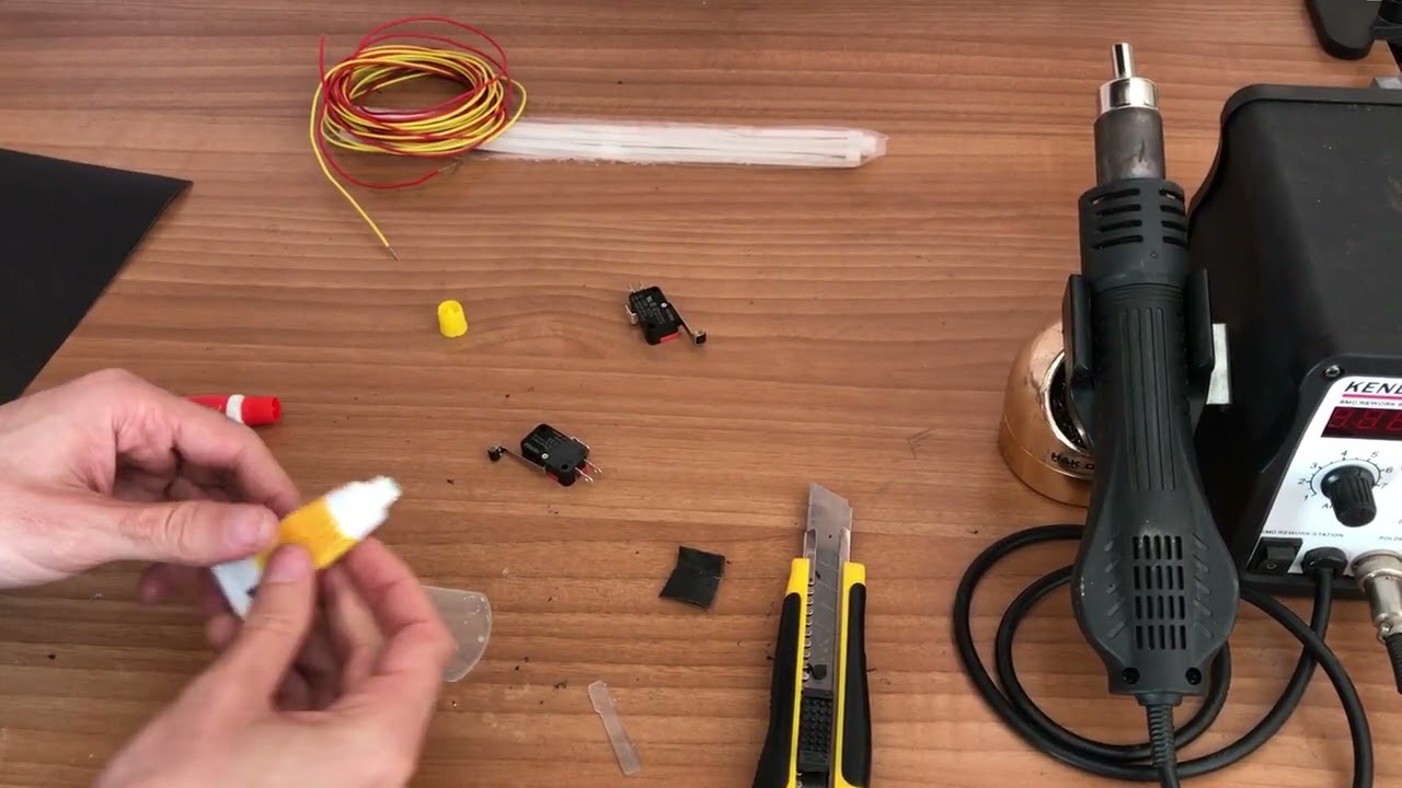 Parte 23: Preparando a Chave Fim de Curso (limit switch) para montagem no Eixo Y