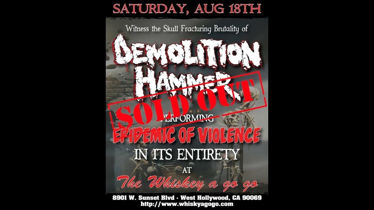 DEMOLITION HAMMER  Los Angeles, CA 8-18-2018