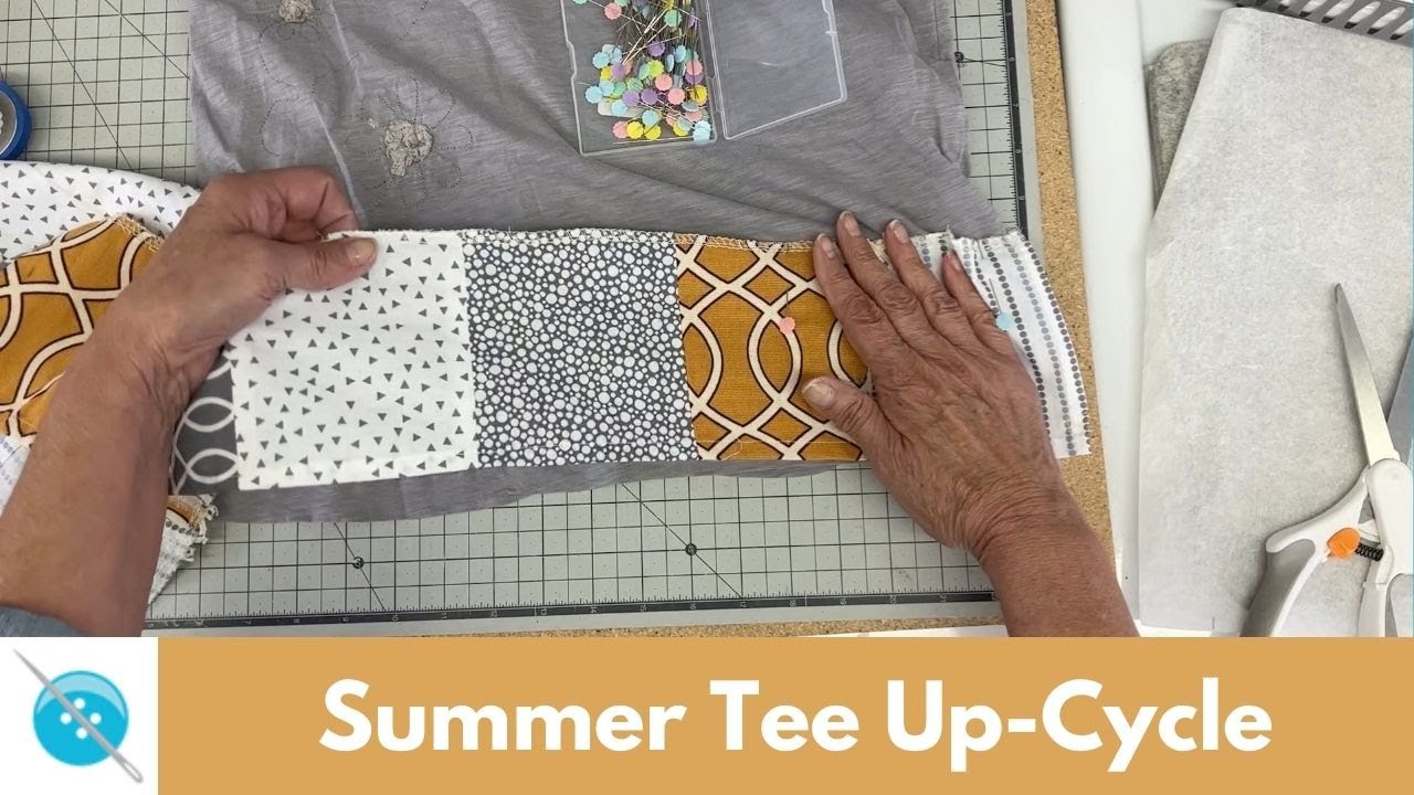 Up Cycled T-Shirt for Summer, Redo a Thrifted Tee