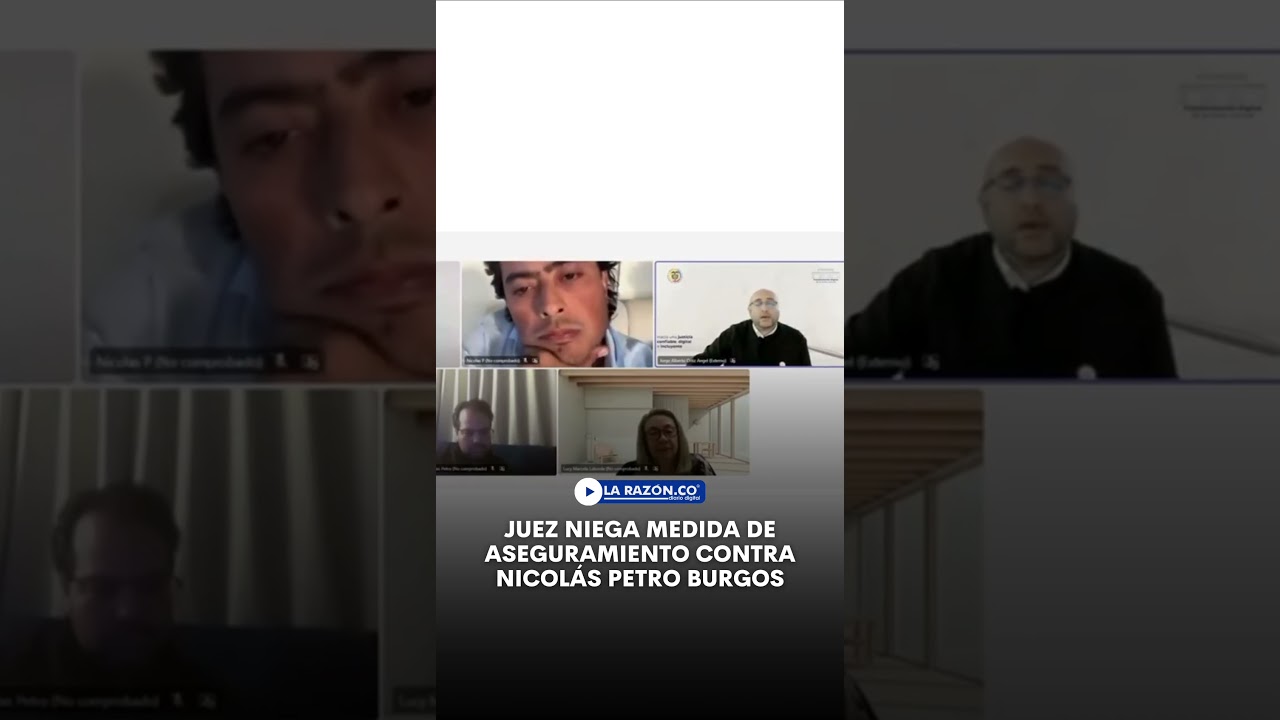 Juez niega medida de aseguramiento contra Nicolás Petro Burgos