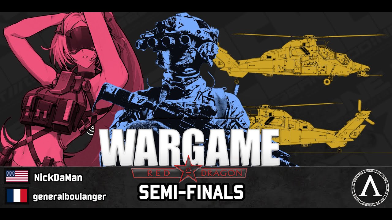 🔴 Wargame Red Dragon - Турнир! NickDaMan vs generalboulanger, США vs Франция