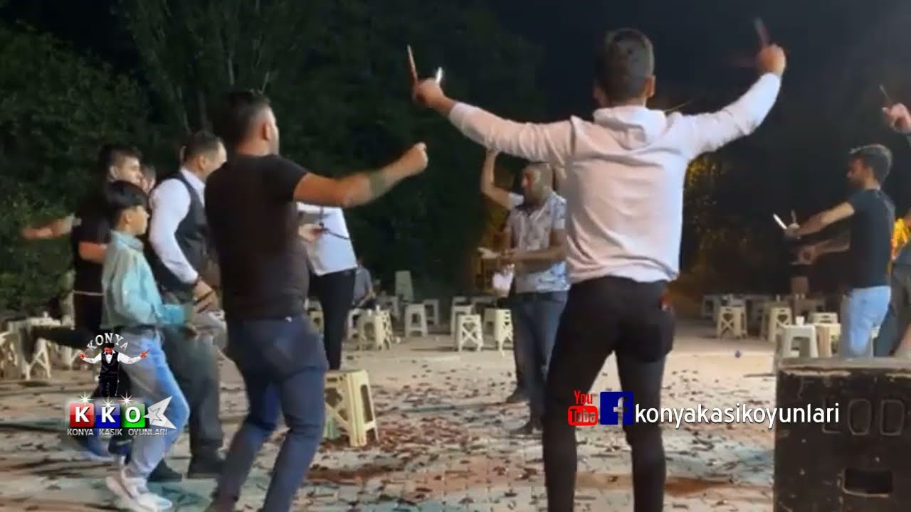 Beyşehir Düğünü Dumanlı Köyü Gençleri Kaşık Oyunu