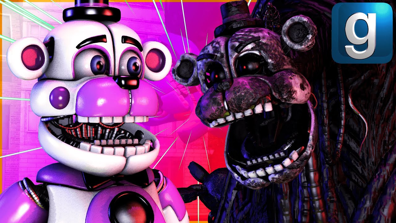 Gmod FNAF | Фантайм Фредди встречает себя из будущего!