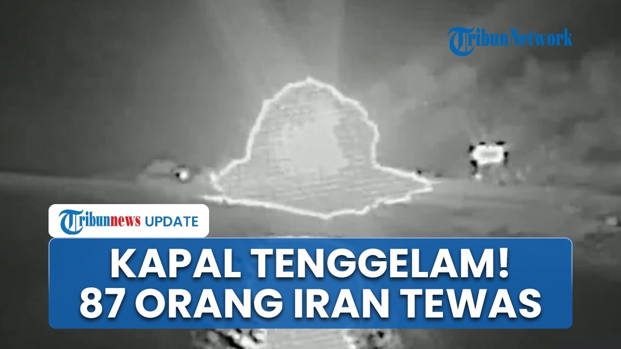 Detik-detik Kapal Selam AS Tembak & Tenggelamkan Kapal Perang Iran: 87 Orang Tewas, Ada yang Hilang