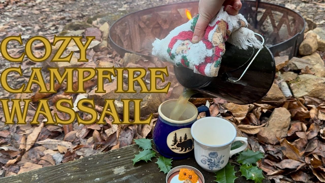 Cozy Campfire Wassail 🍎 {Off Grid Holiday ASMR Recipe}  Blue Ridge Mountains