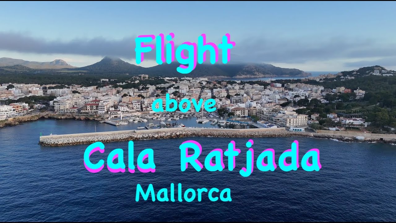 Droneflight above Cala  Ratjada    Mallorca