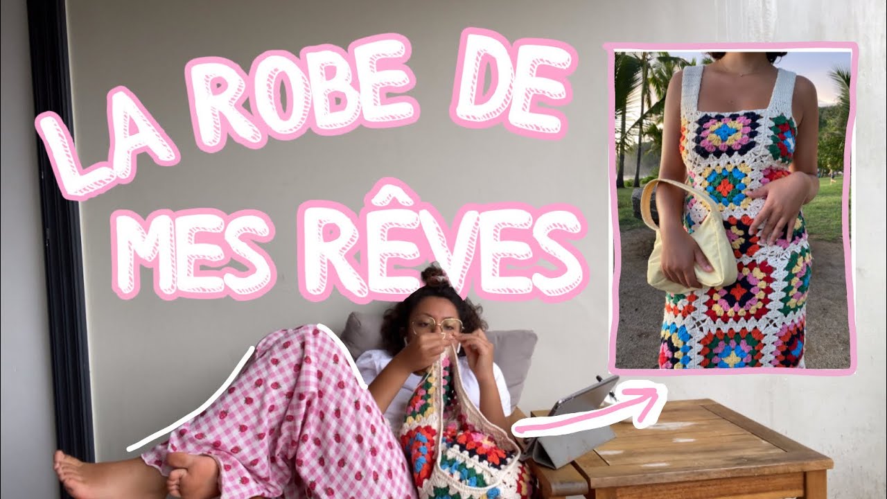 Je réalise la robe de mes rêves au crochet 🧶