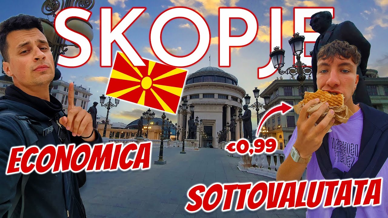 SKOPJE: la MACEDONIA DEL NORD è AFFASCINANTE ed ECONOMICA 🇲🇰🐶
