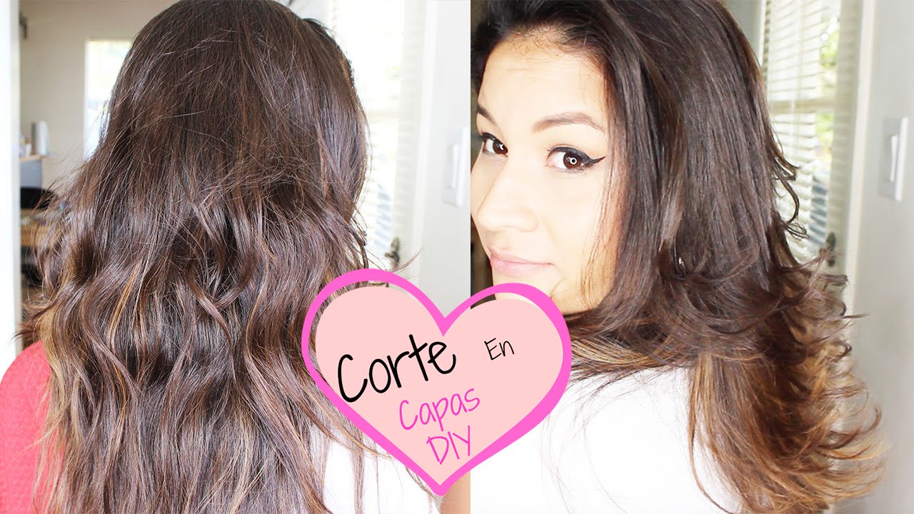 COMO CORTARSE EL CABELLO/PELO EN CAPAS - HAZLO TU MISMA.