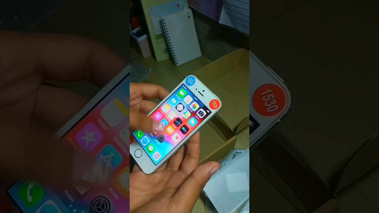 Unboxing Iphone 5s that I bought out in shopee #asmr #iphone #unboxing #tinyme
