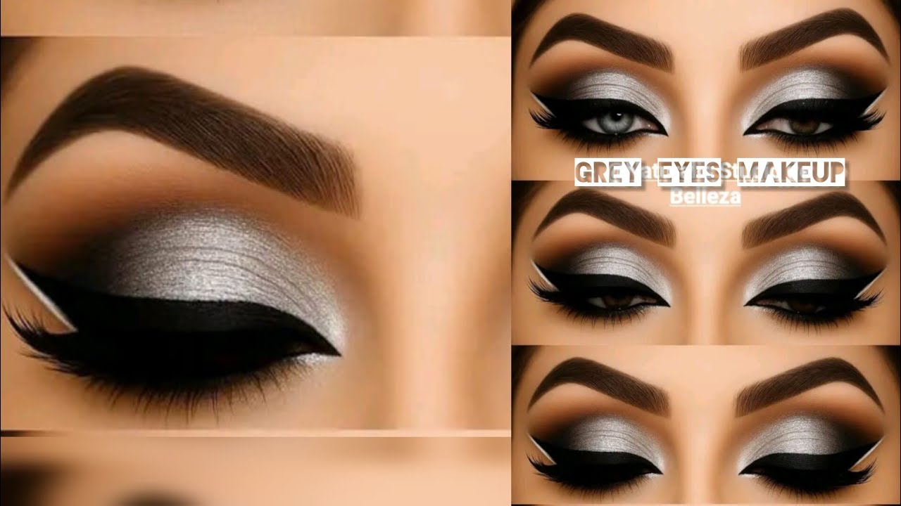 Smoke Eyes Makeup Grey Black Smoke Eyes Makeup Tutorial Makeup By Nargis Ali 