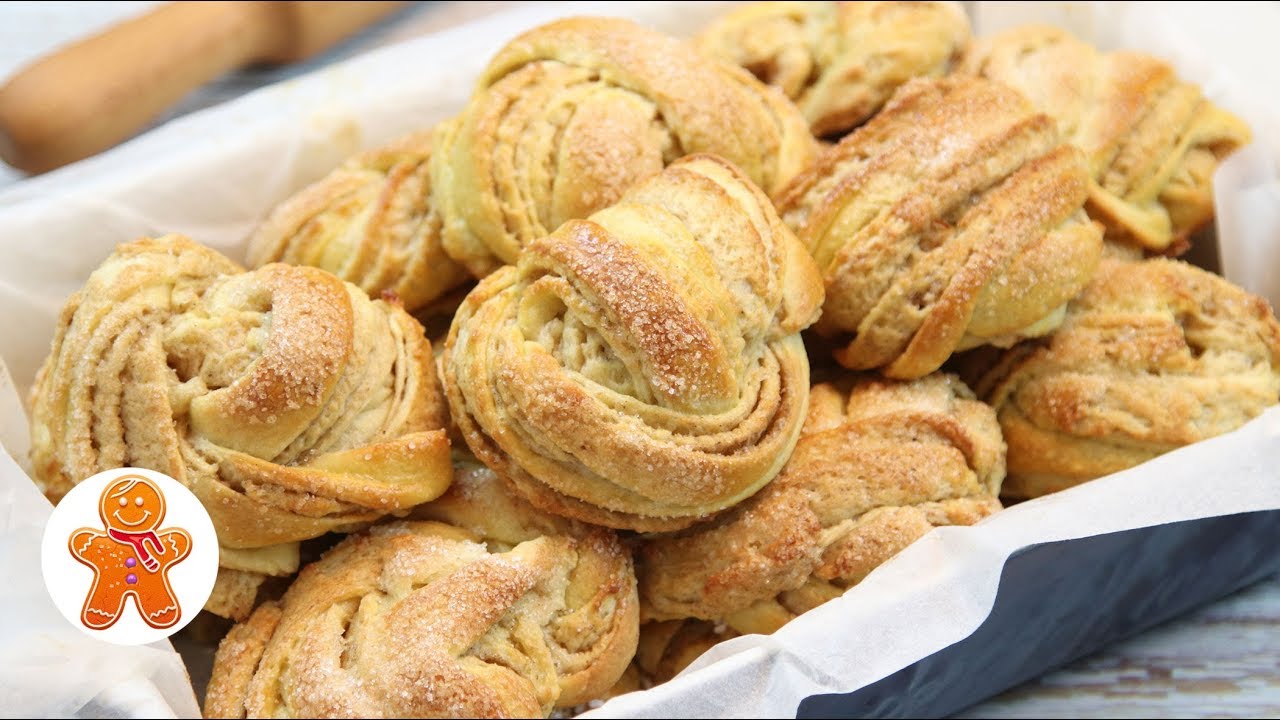 Шведские Слоеные Булочки Клубочки ✧ Kanelbullar
