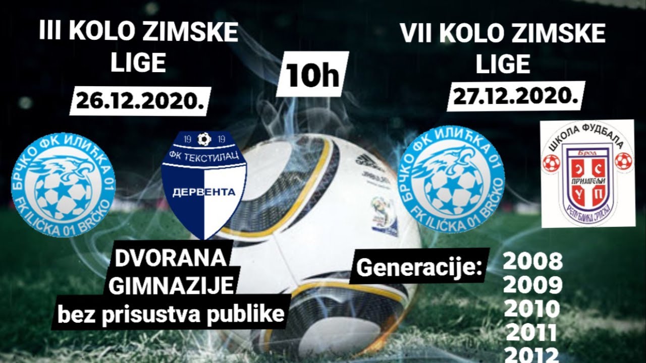 Sedmo kolo Zimske lige / FK Ilićka 01 (Brčko) - FK Prijatelji (Brod)