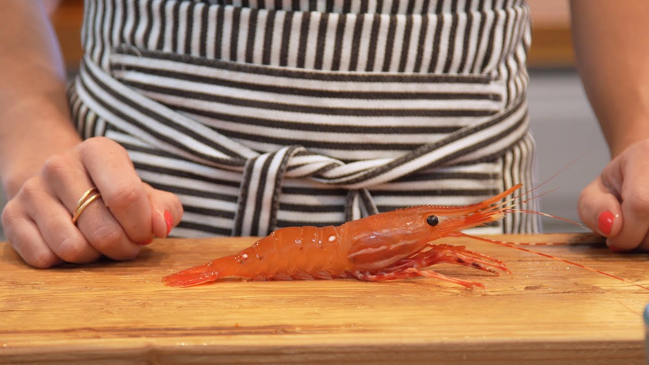 How to Peel a Spot Prawn