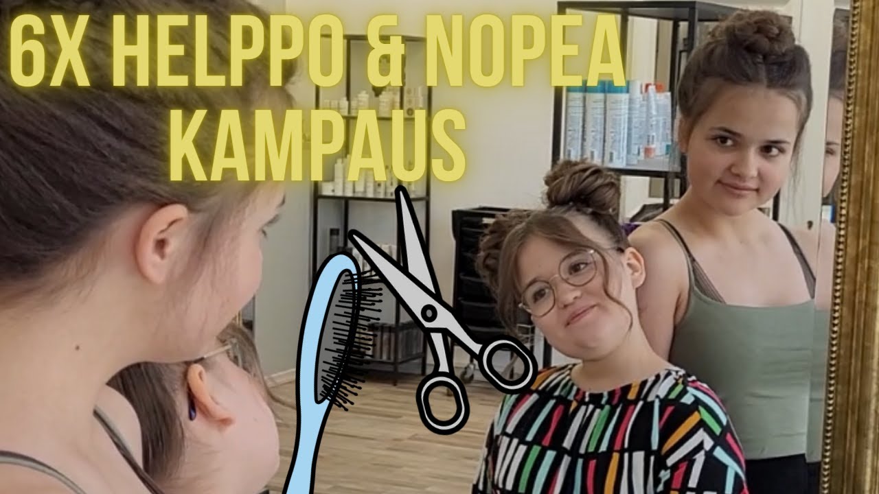 HELPPOJA JA NOPEITA KESÄKAMPAUKSIA tutorial
