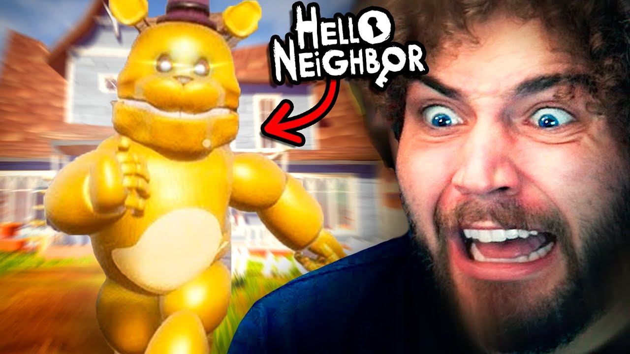 HELLO NEIGHBOR MAS O VIZINHO É O FREDDY FAZBEAR