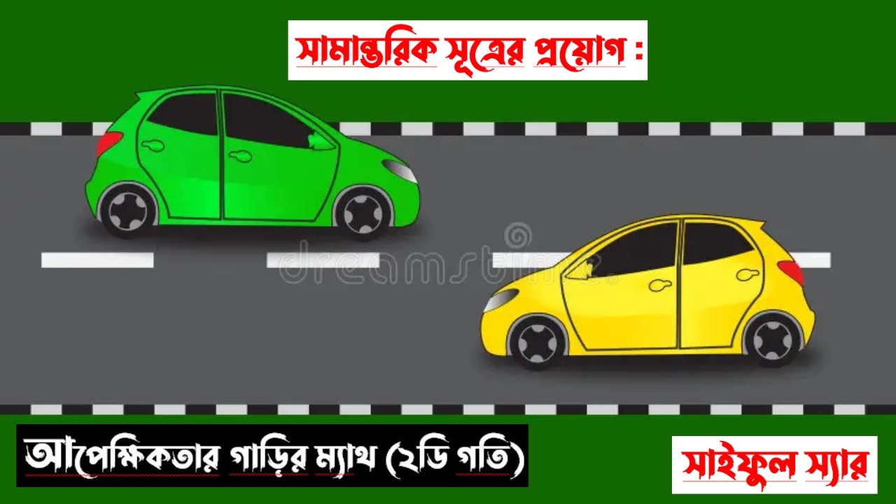 Lecture-17: আপেক্ষিকতার গাড়ির ম্যাথ (2D Motion)