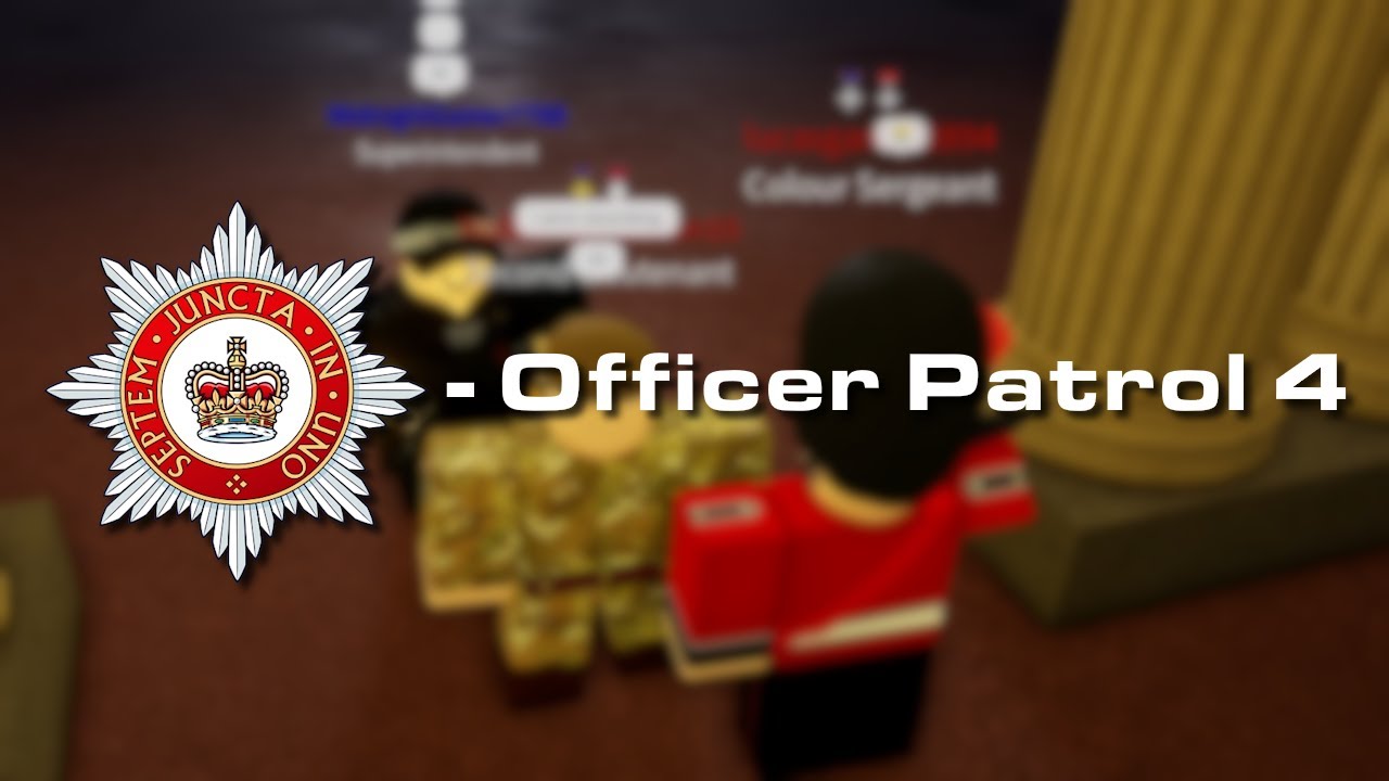 Roblox Buckingham Palace - Commissioned Officer Patrol #4