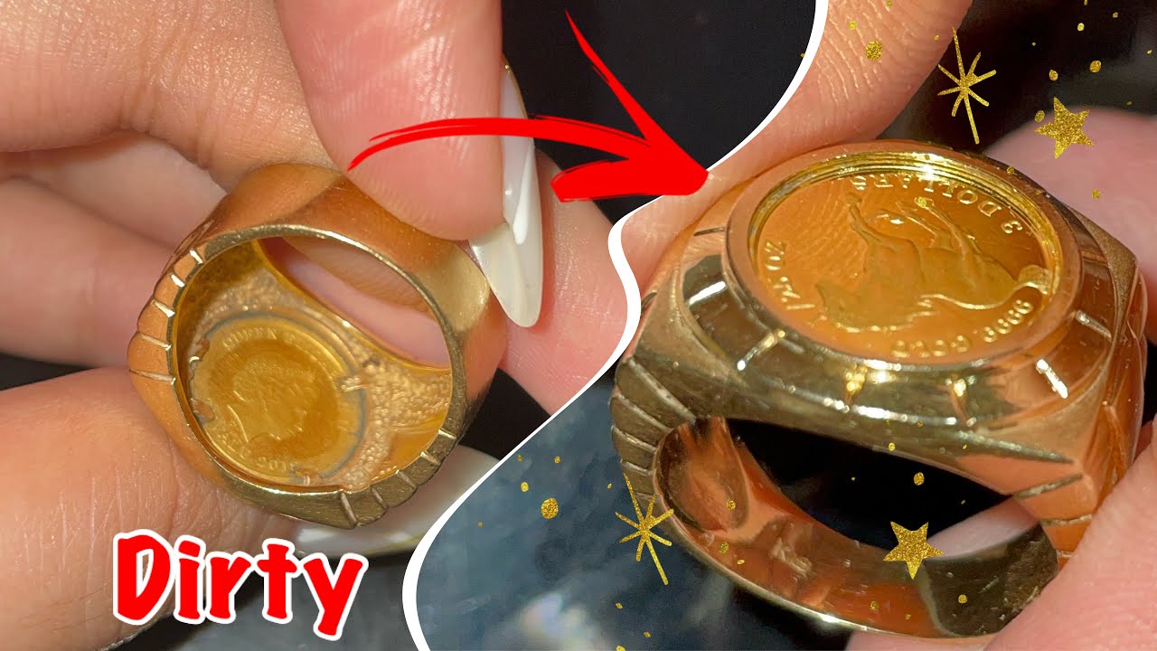 DIY Cleaning gold jewelry at home | Simple and easy steps 😮