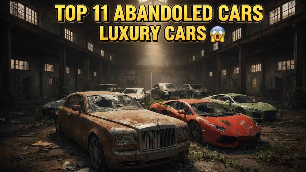 TOP 11 Abandoned Luxury Cars 😱 | Millions Left to Rot!
