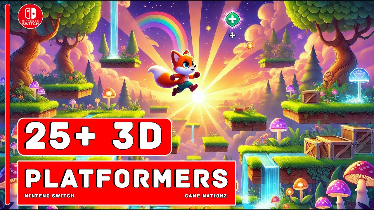 25 ЛУЧШИХ 3D-платформеров на Nintendo Switch!