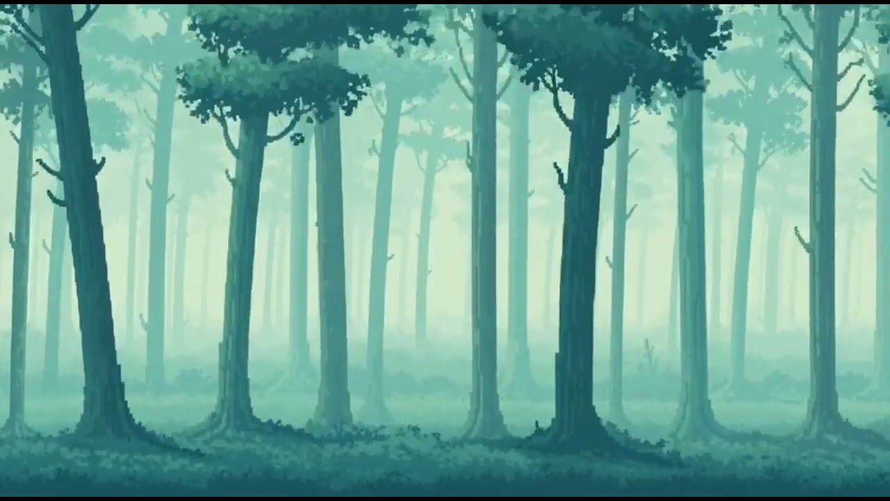 Pixel Forest 🌲🎮 | Relaxing Game Ambience (1 Hour)