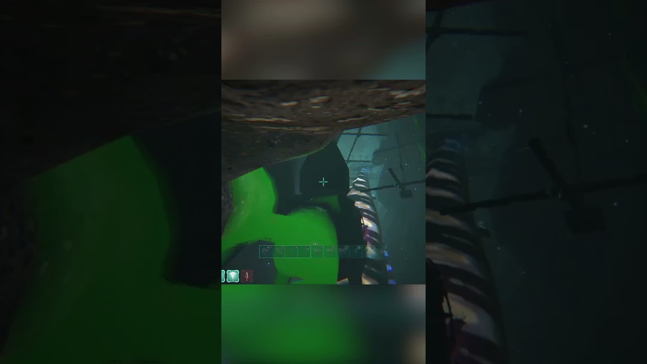 Underwater Pearl Cave Raid ⚔️ #arkpvp #ark #shorts