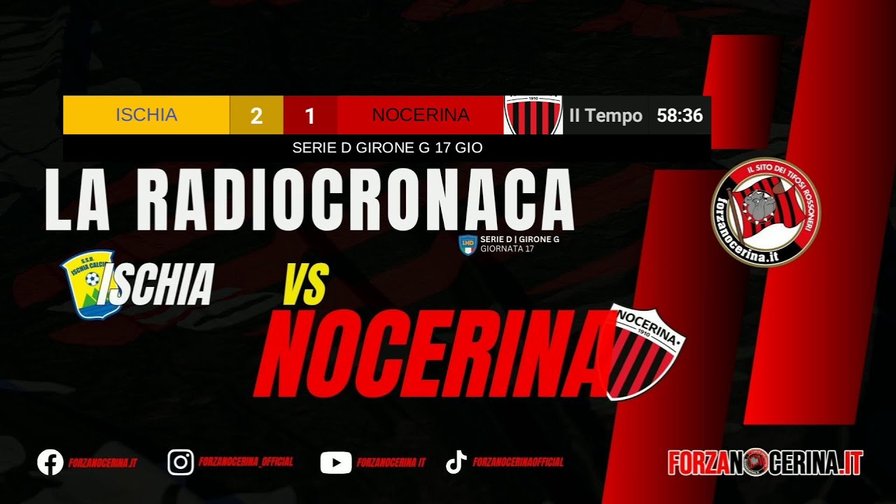 ISCHIA-NOCERINA: la diretta
