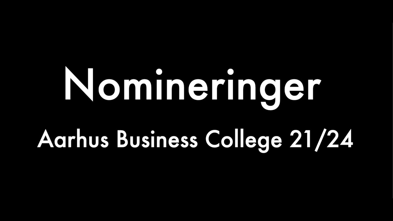 Nomineringer 2024 HHX Viby