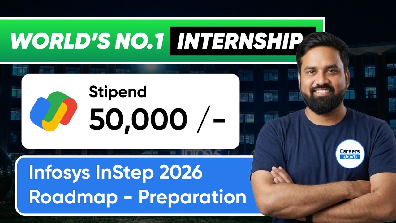 Infosys Instep Internship 2026 | Complete Guide in Telugu | Stipend, Selection, How to Apply