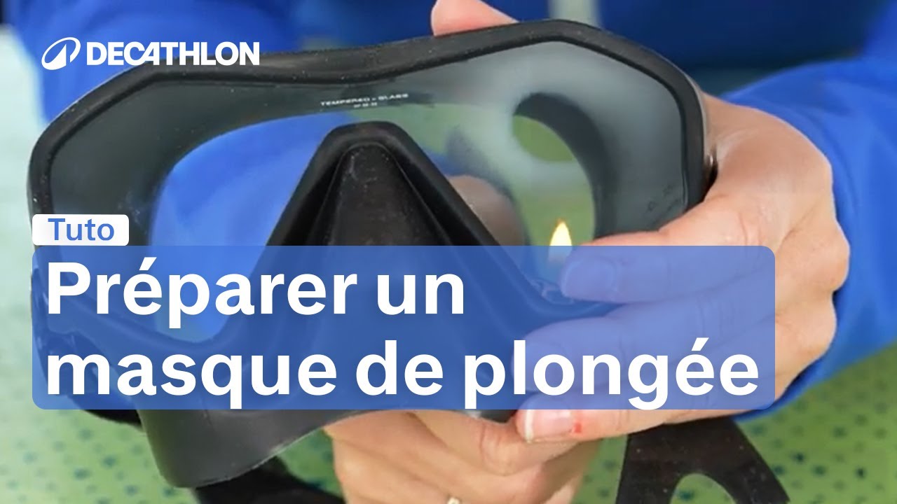 TUTO - Préparer un masque de plongée pour éviter la buée 🤿 I Decathlon