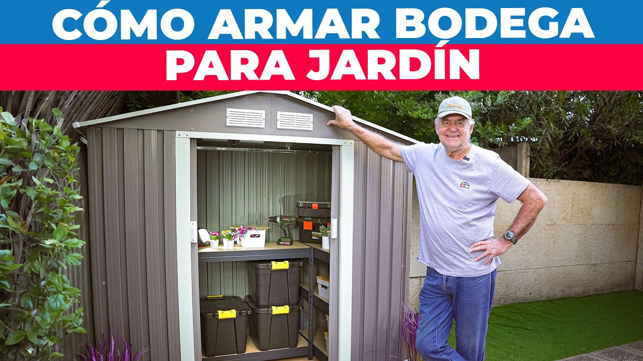 Cómo armar una bodega para jardín