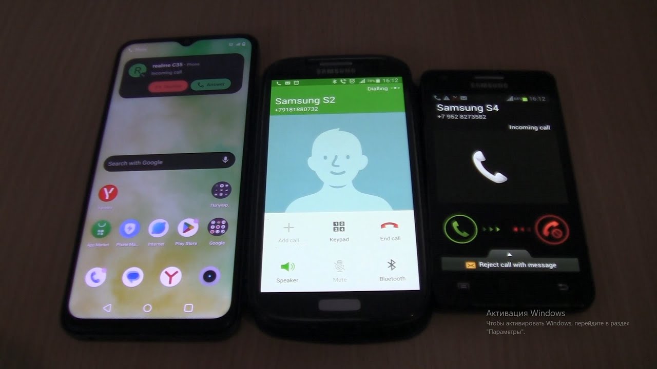 Over the Horizon Incoming call&Outgoing call at the Same Samsung Galaxy S2+S4+Realme c35