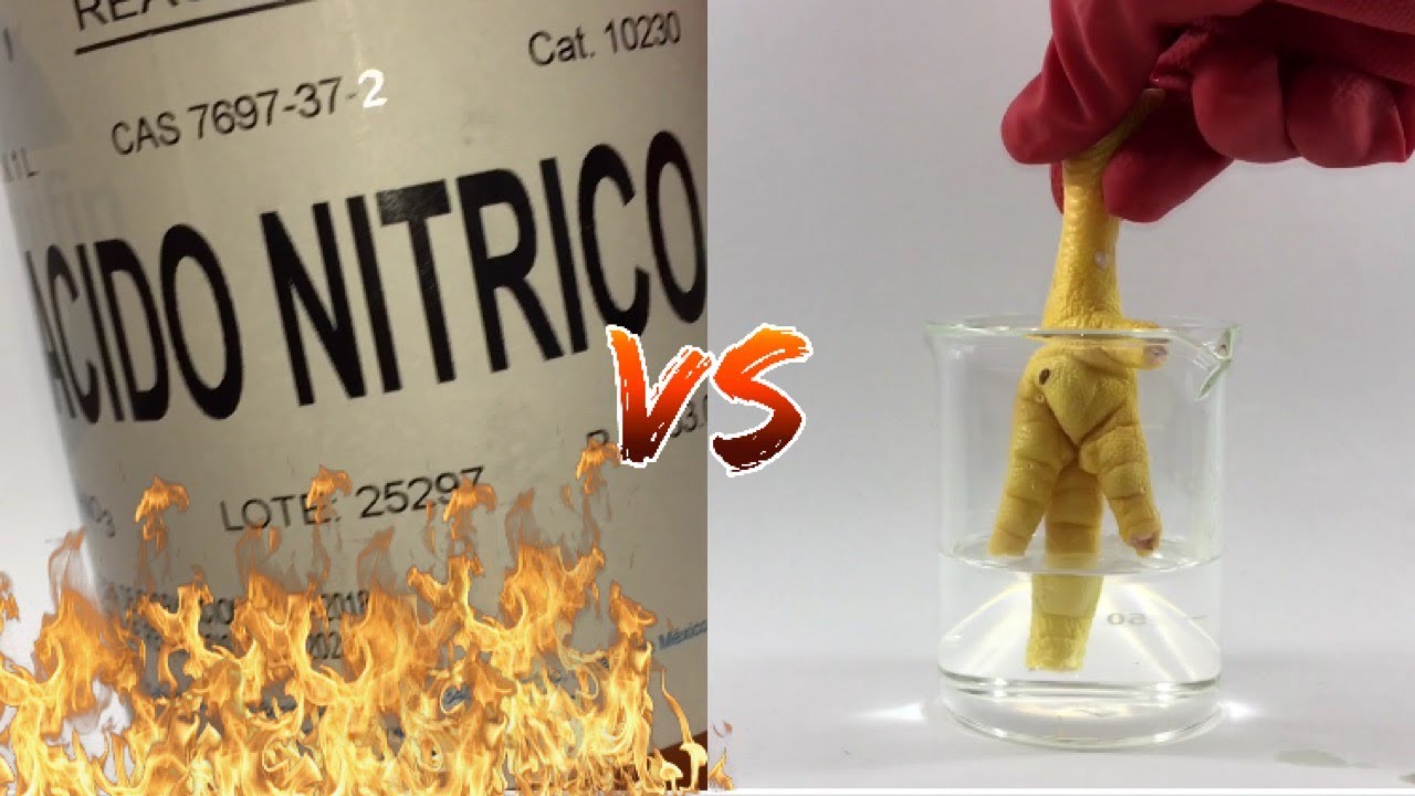Qu&eacute; pasa si ponemos cosas en &aacute;cido n&iacute;trico? | What happens if we put things in nitric acid?
