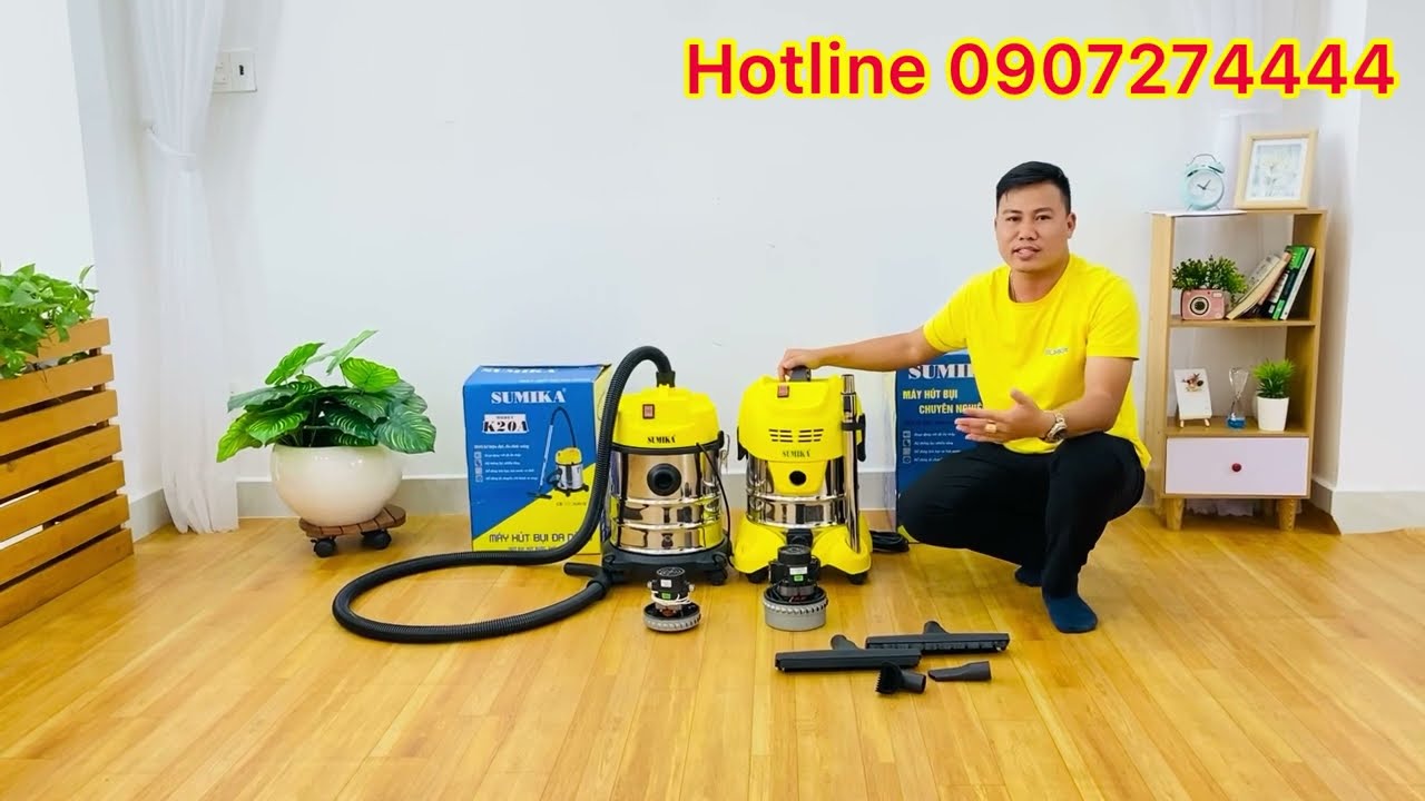 Máy hút bụi gia đình Sumika K20A và K20 | So sánh K20 K20A
