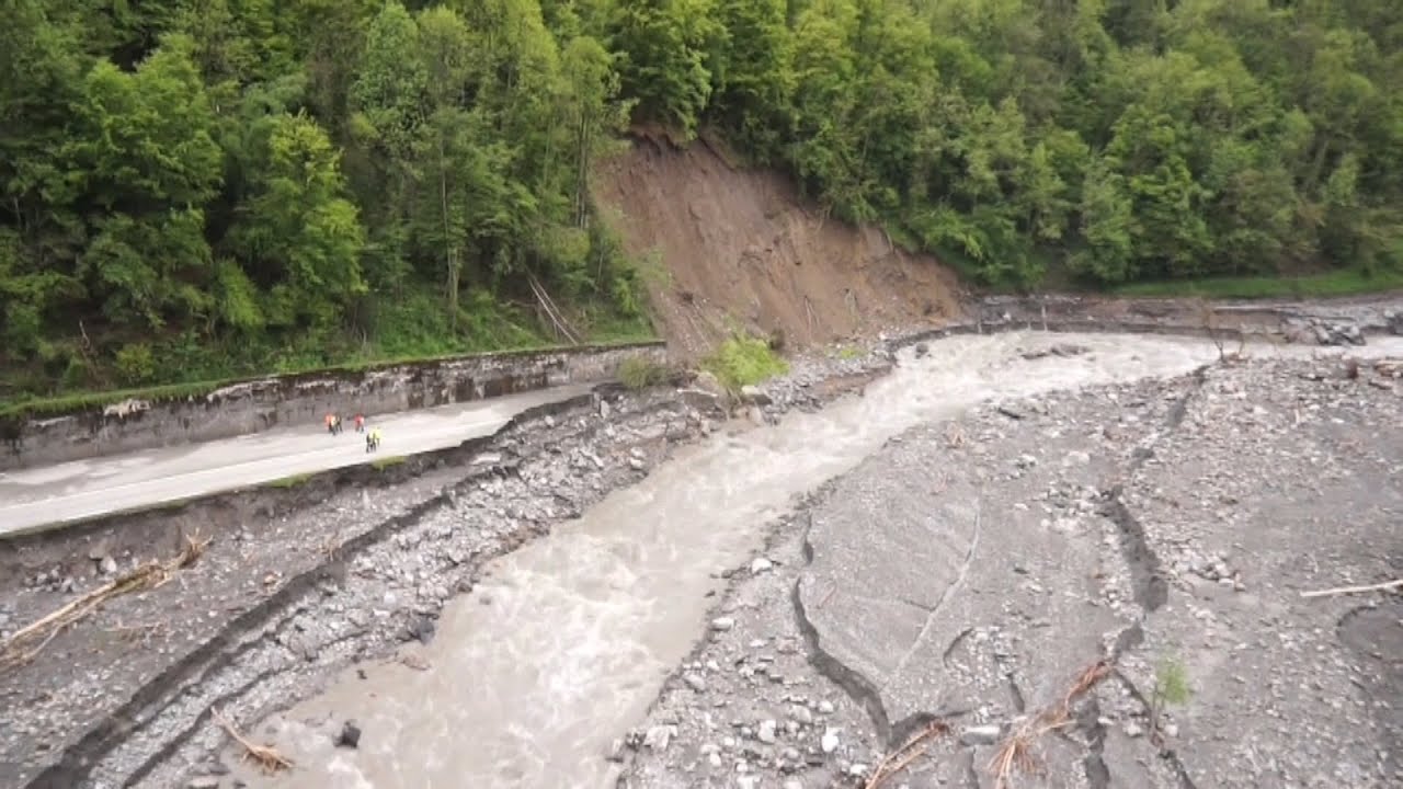 Les gorges de l'Arly après la crue !