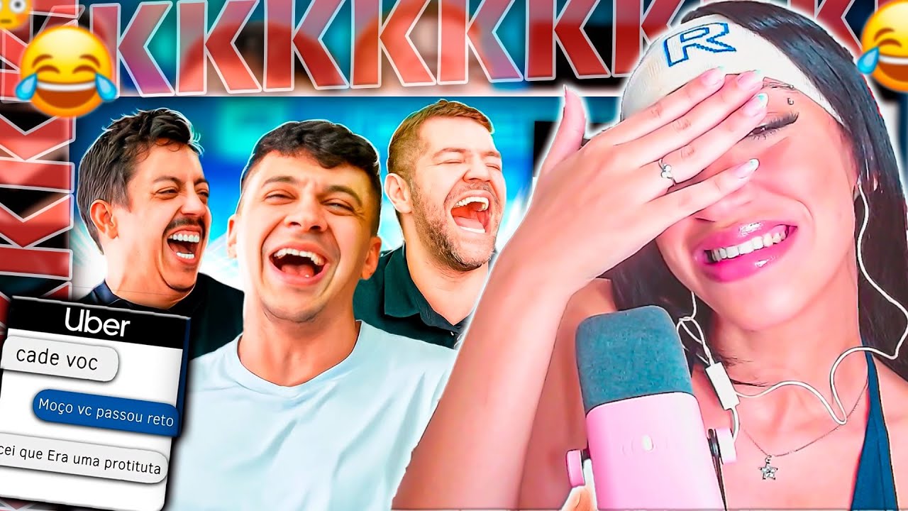 REAGINDO a PERDERAM A NOÇÃO NAS CONVERSAS DO UBER 🤣 (CANAL CANALHA)