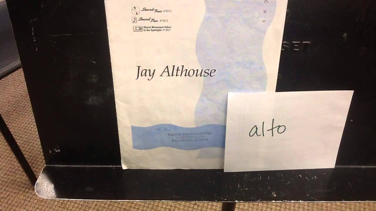 Cantar by Althouse, alto