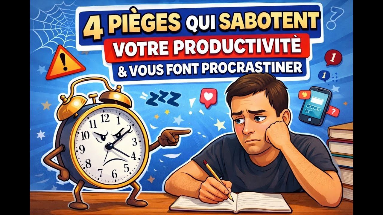 4 pieges qui sabotent votre productivite & vous font procrastiner