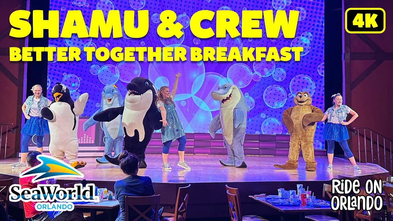 Shamu And Crew Better Together Breakfast - Character Dining at SeaWorld Orlando