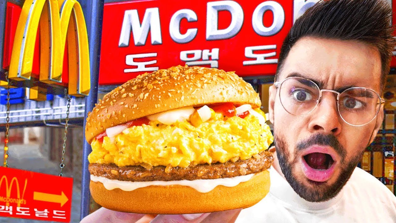 I'm testing McDonald's in Korea (it's crazy!!)