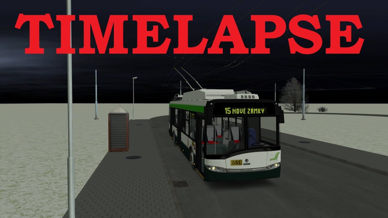 SIMT MHD | Solaris 26Tr | Linka 15 / Zborovsk&aacute; pole - Nov&eacute; z&aacute;mky (timelapse)