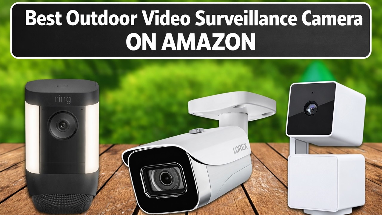 Best Outdoor Video Surveillance Camera ON AMAZON