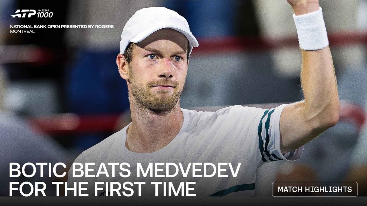 Daniil Medvedev vs Botic van de Zandschulp | Highlights | Montreal Masters 2026 Round 2