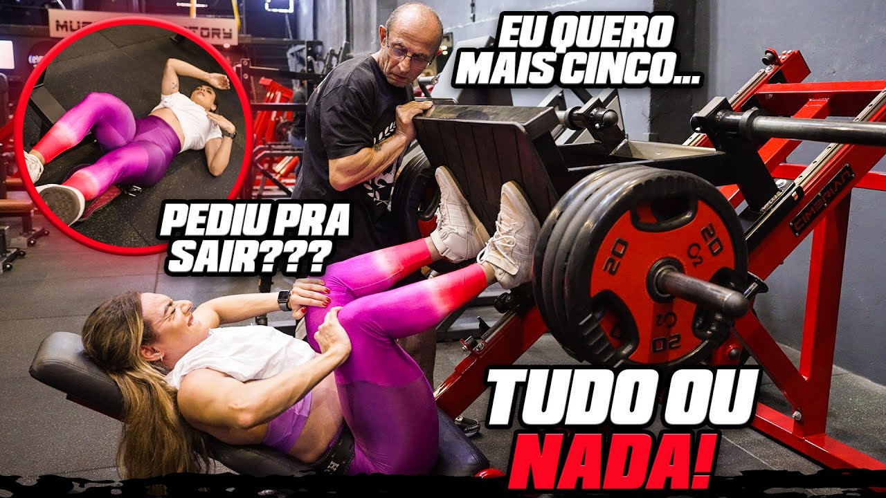 SERÁ QUE ELA AGUENTOU? TREINO MATADOR DE PERNAS COM JOHANN SCHATZ & ORIANNE CAMPELO