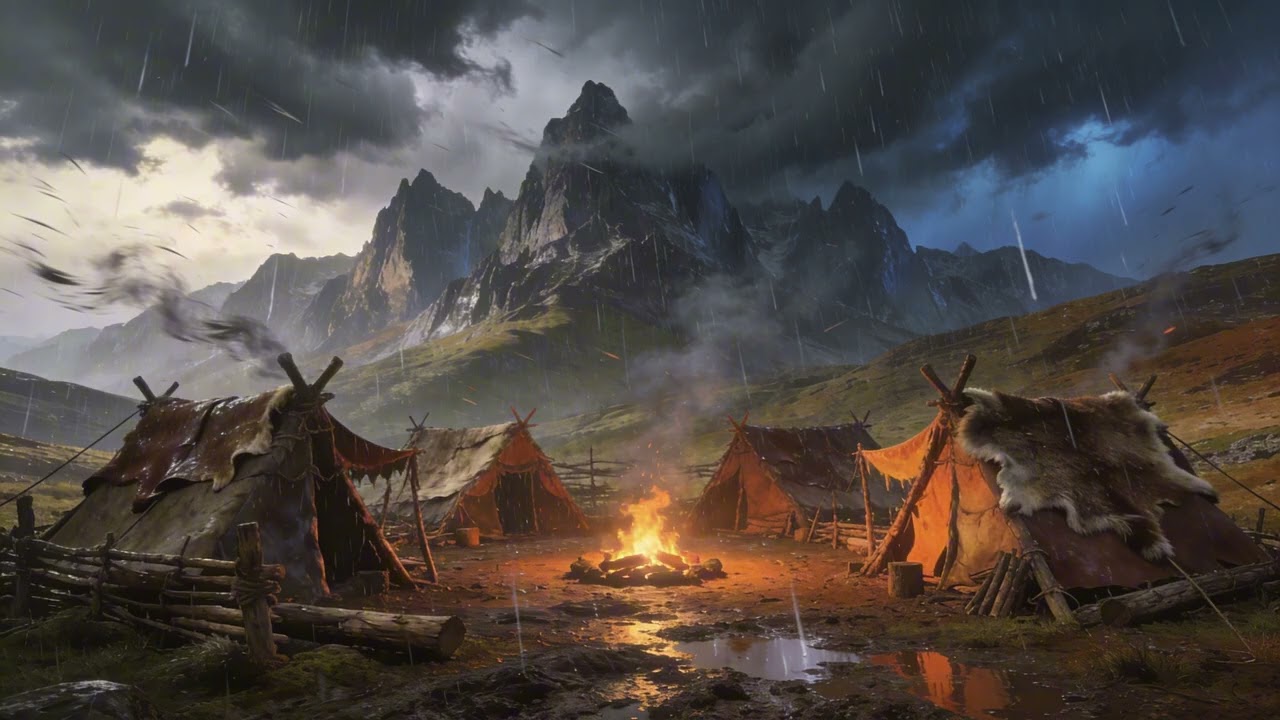 Barbarian Camp – Primal Tribal War Drum DnD Music (Ambience for TTRPG, Reading & Study)